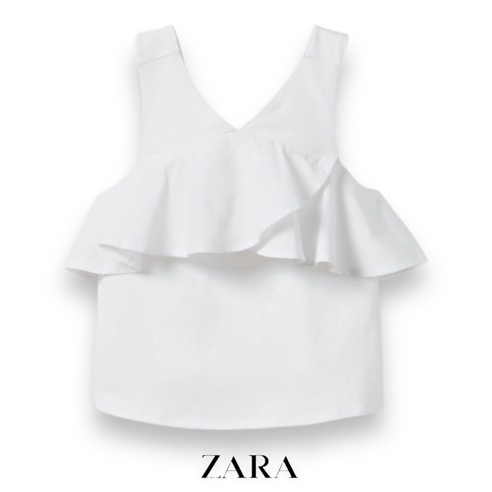 Zara White Kids Blouse
